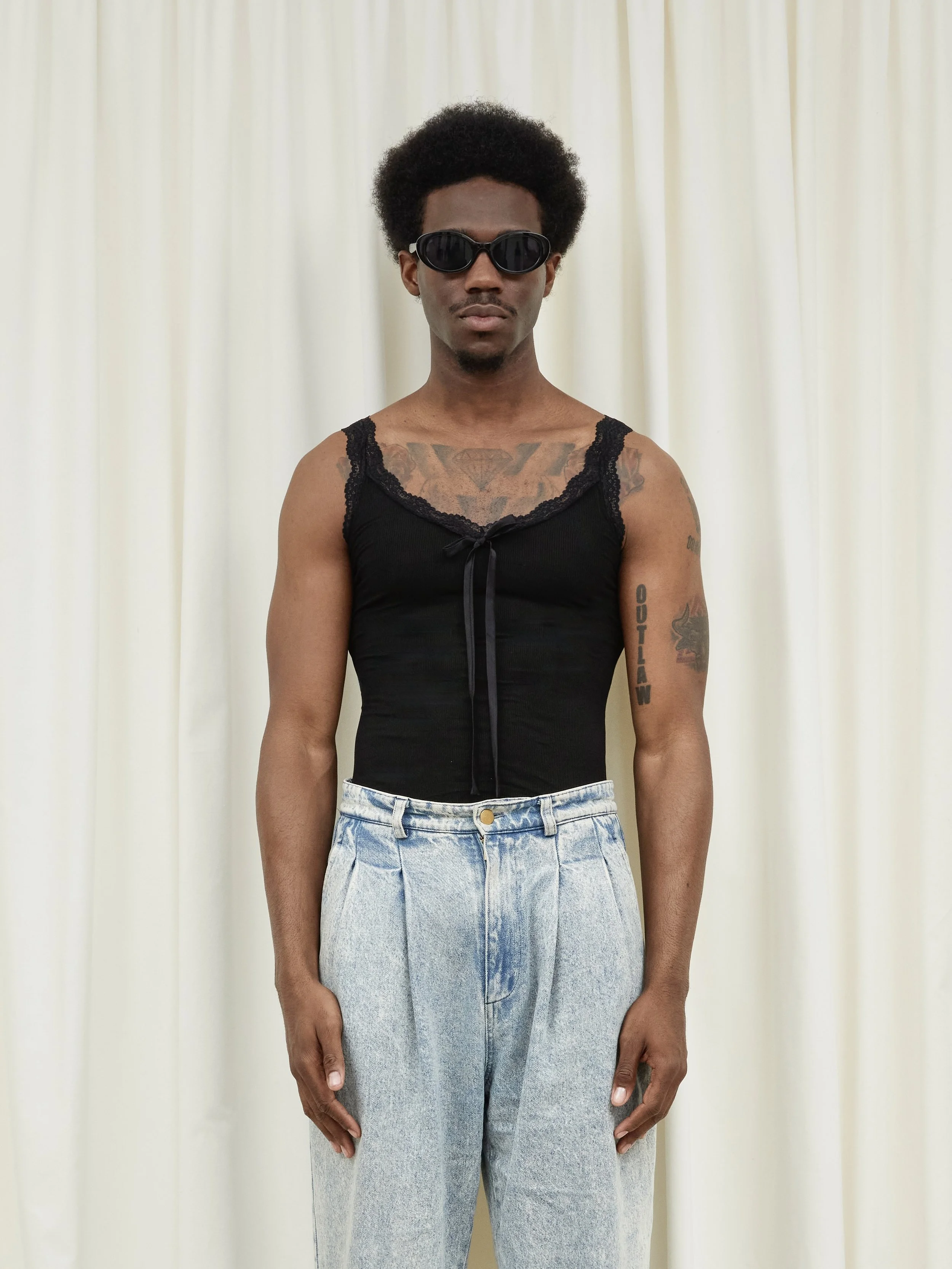 Flo Lace Trim Tank Top — Tanner Fletcher